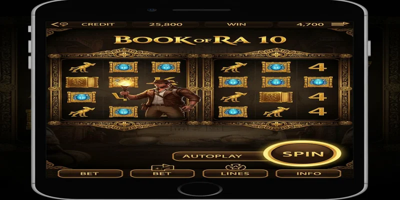 Book of Ra 10 App Funktionalität